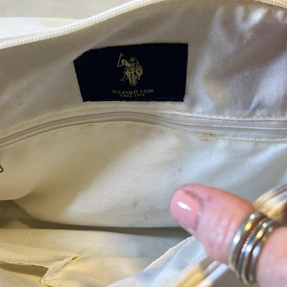 Black & white womens crossbody purse - Picture 3 of 8